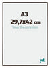 Evry Kunststoff Bilderrahmen 29-7x42cm A3 Antrazit Vorne Messe | Yourdecoration.de