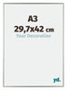 Evry Kunststoff Bilderrahmen 29 7x42cm A3 Champagner Vorne Messe | Yourdecoration.de