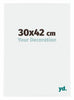 Evry Kunststoff Bilderrahmen 30x42cm Weiss Hochglanz Vorne Messe | Yourdecoration.de