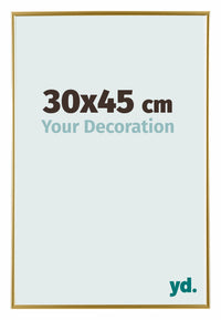 Evry Kunststoff Bilderrahmen 30x45cm Gold Vorne Messe | Yourdecoration.de