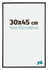 Evry Kunststoff Bilderrahmen 30x45cm Schwarz Matt Vorne Messe | Yourdecoration.de
