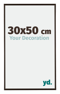 Evry Kunststoff Bilderrahmen 30x50cm Antrazit Vorne Messe | Yourdecoration.de