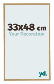 Evry Kunststoff Bilderrahmen 33x48cm Buche Hell Vorne Messe | Yourdecoration.de