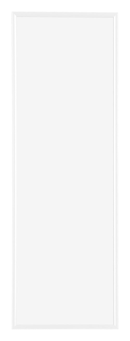 Evry Kunststoff Bilderrahmen 33x98cm Weiß Hochglanz Vorne | Yourdecoration.de