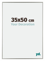 Evry Kunststoff Bilderrahmen 35x50cm Champagner Vorne Messe | Yourdecoration.de