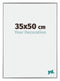 Evry Kunststoff Bilderrahmen 35x50cm Silber Vorne Messe | Yourdecoration.de