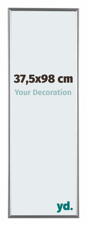 Evry Kunststoff Bilderrahmen 37 5x98cm Silber Vorne Messe | Yourdecoration.de