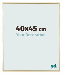 Evry Kunststoff Bilderrahmen 40x45cm Gold Vorne Messe | Yourdecoration.de