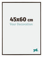Evry Kunststoff Bilderrahmen 45x60cm Antrazit Vorne Messe | Yourdecoration.de