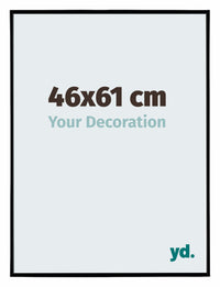 Evry Kunststoff Bilderrahmen 46x61cm Schwarz Matt Vorne Messe | Yourdecoration.de