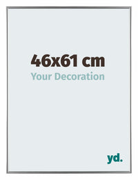 Evry Kunststoff Bilderrahmen 46x61cm Silber Vorne Messe | Yourdecoration.de