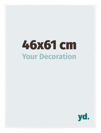 Evry Kunststoff Bilderrahmen 46x61cm Weiß Hochglanz Vorne Messe | Yourdecoration.de