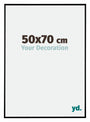 Evry Kunststoff Bilderrahmen 50x70cm Schwarz Matt Vorne Messe | Yourdecoration.de