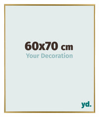 Evry Kunststoff Bilderrahmen 60x70cm Gold Vorne Messe | Yourdecoration.de