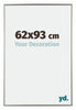 Evry Kunststoff Bilderrahmen 62x93cm Champagner Vorne Messe | Yourdecoration.de