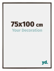 Evry Kunststoff Bilderrahmen 75x100cm Antrazit Vorne Messe | Yourdecoration.de