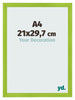 Bilderrahmen A4 - 21x29,7 cm - Grün - MDF - Pisa