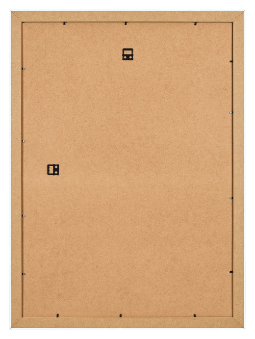 Bilderrahmen A4 - 21x29,7 cm - Weiß Gemasert - MDF - Pisa