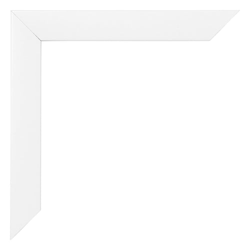 Bilderrahmen A4 - 21x29,7 cm - Weiß Hochglanz - MDF - Pisa