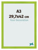 Bilderrahmen A3 - 29,7x42 cm - Grün - MDF - Pisa
