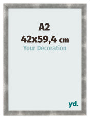 Bilderrahmen A2 - 42x59,4 cm - Metall Vintage - MDF - Pisa