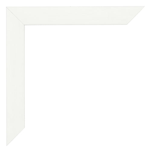 Bilderrahmen A2 - 42x59,4 cm - Weiß Gemasert - MDF - Pisa