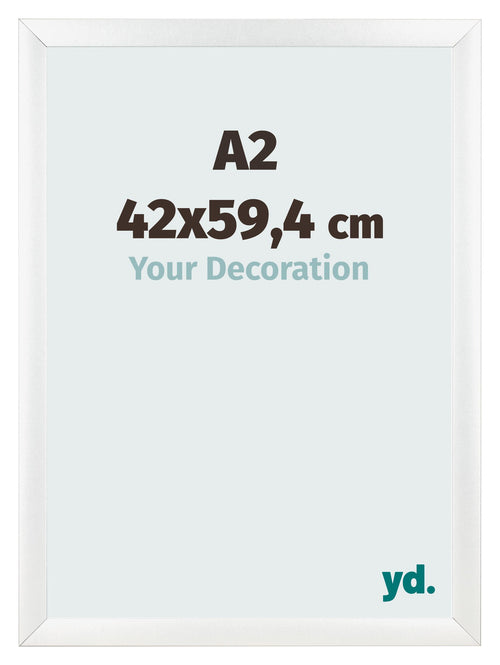 Bilderrahmen A2 - 42x59,4 cm - Weiß Matt - MDF - Pisa