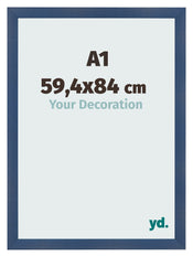 Bilderrahmen A1 - 59,4x84 cm - Dunkelblau Gewischt - MDF - Pisa