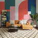 Fototapete Geometric Colours 350x250cm FLX7 032 Interieur | Yourdecoration.nl