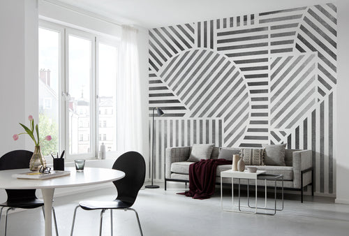 Fototapete Jeux de Lignes 300x250cm FLX6 037 Interieur | Yourdecoration.nl