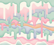 Fototapete Melt 300x250cm FLX6 035 | Yourdecoration.nl