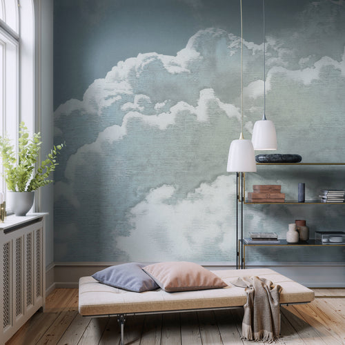 Fototapete Vintage Clouds 250x250cm Komar FLX5 050 Interieur | Yourdecoration.nl
