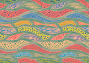 Fototapete Wave Symphony 350x250cm FLX7 023 | Yourdecoration.nl