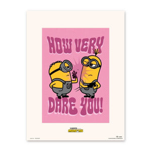 Grupo Erik P30X40cm0445 Print 30X40 cm Minions How Very Dare You | Yourdecoration.de