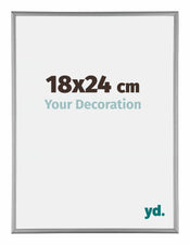 Kent Aluminium Bilderrahmen 18x24cm Platin Vorne Messe | Yourdecoration.de