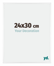 Kent Aluminium Bilderrahmen 24x30cm Weiss Hochglanz Vorne Messe | Yourdecoration.de