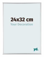 Kent Aluminium Bilderrahmen 24x32cm Silber Hochglanz Vorne Messe | Yourdecoration.de