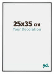 Kent Aluminium Bilderrahmen 25x35cm Schwarz Matt Vorne Messe | Yourdecoration.de