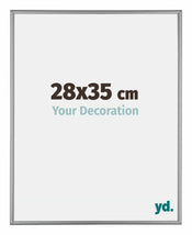 Kent Aluminium Bilderrahmen 28x35cm Platin Vorne Messe | Yourdecoration.de