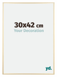 Kent Aluminium Bilderrahmen 30x42cm Gold Vorne Messe | Yourdecoration.de