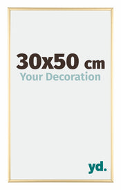Kent Aluminium Bilderrahmen 30x50cm Gold Vorne Messe | Yourdecoration.de