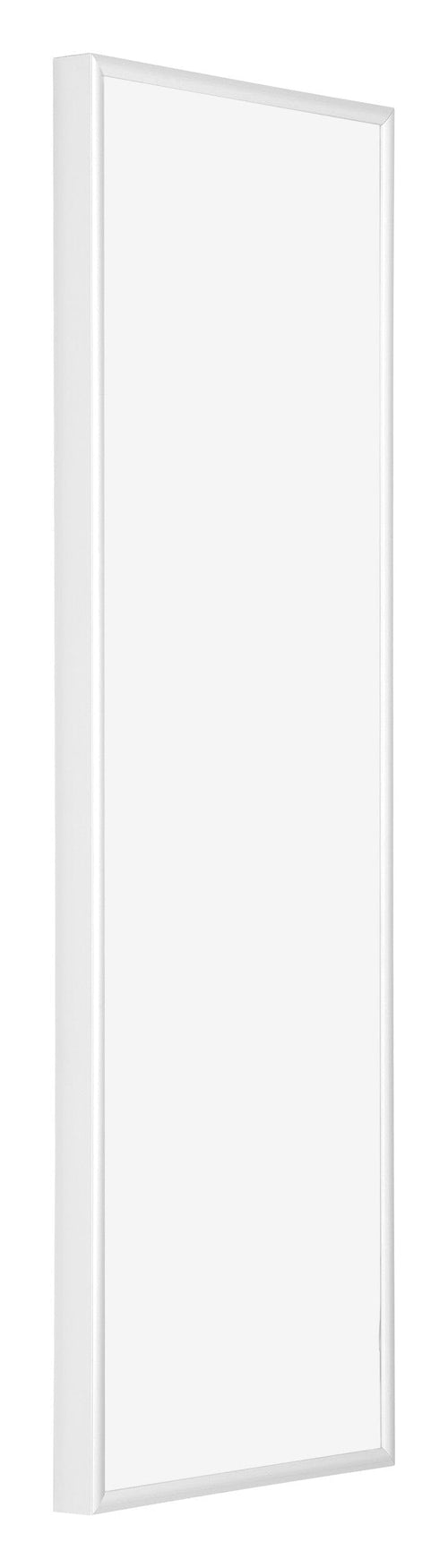 Kent Aluminium Bilderrahmen 33x98cm Weiss Hochglanz Vorne Schrag | Yourdecoration.de
