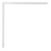 Kent Aluminium Bilderrahmen 36x49cm Weiss Hochglanz Detail Ecke | Yourdecoration.de