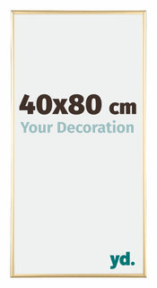 Kent Aluminium Bilderrahmen 40x80cm Gold Vorne Messe | Yourdecoration.de