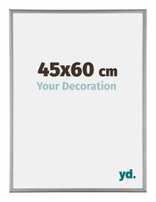 Kent Aluminium Bilderrahmen 45x60cm Platin Vorne Messe | Yourdecoration.de