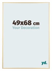Kent Aluminium Bilderrahmen 49x68cm Gold Vorne Messe | Yourdecoration.de