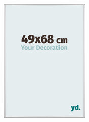Kent Aluminium Bilderrahmen 49x68cm Silber Hochglanz Vorne Messe | Yourdecoration.de