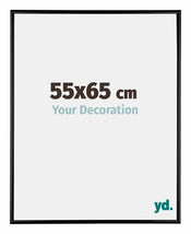 Kent Aluminium Bilderrahmen 55x65cm Schwarz Hochglanz Vorne Messe | Yourdecoration.de