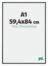 Kent Aluminium Bilderrahmen 59 4x84cm A1 Schwarz Matt Vorne Messe | Yourdecoration.de