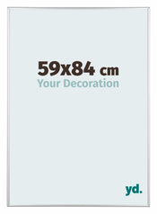 Kent Aluminium Bilderrahmen 59x84cm Silber Hochglanz Vorne Messe | Yourdecoration.de
